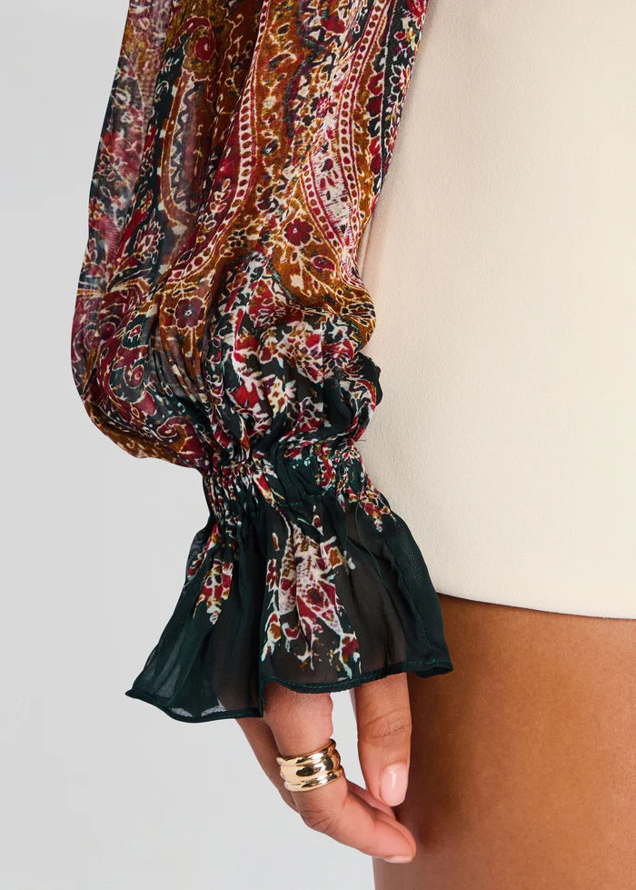 Hermant & Nandita Ruza Smocked Top