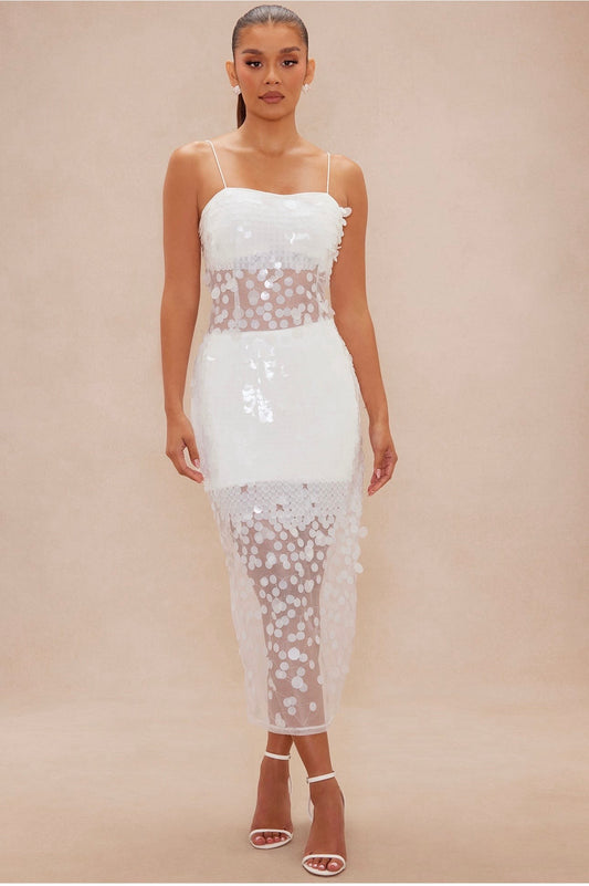 Tia Sequin Maxi Dress