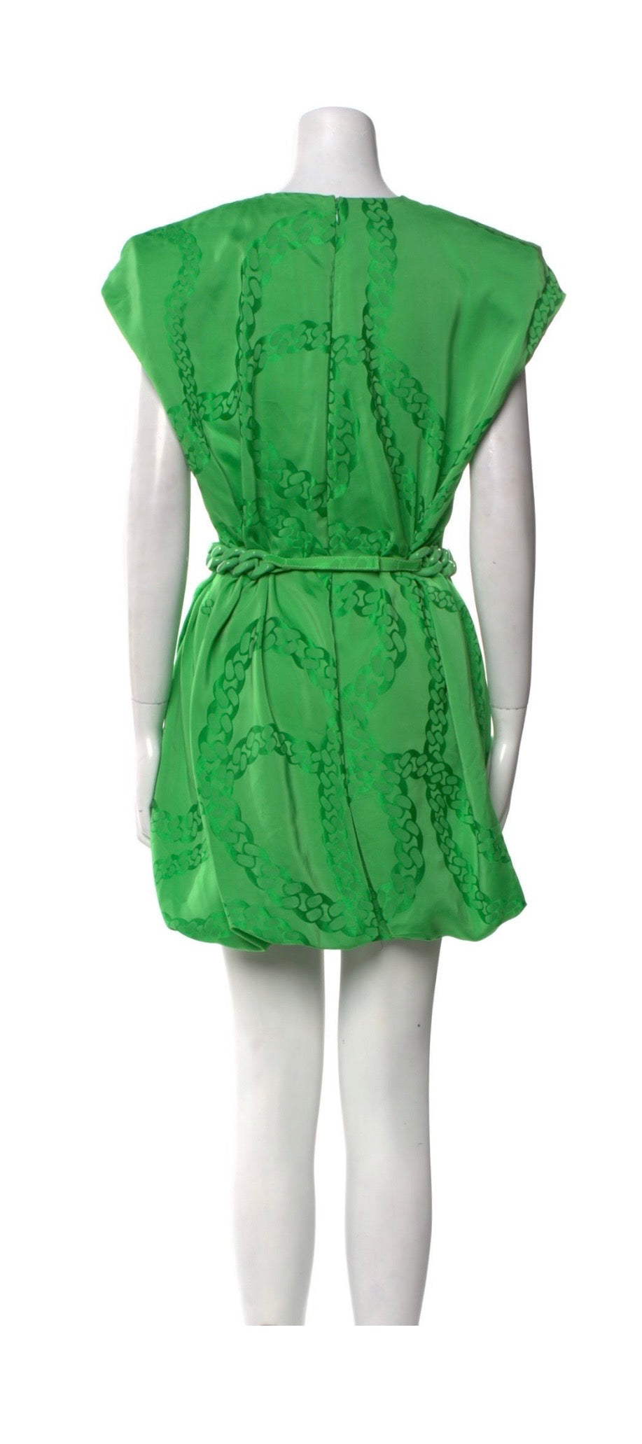 Stella McCartney Jacquard mini dress with chain detail