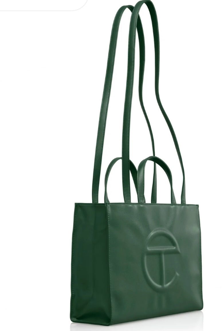 Telfar Medium Shopping Bag - Dark Green