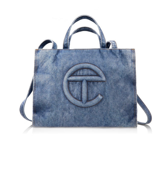 Telfar Medium Shopping Bag - Denim