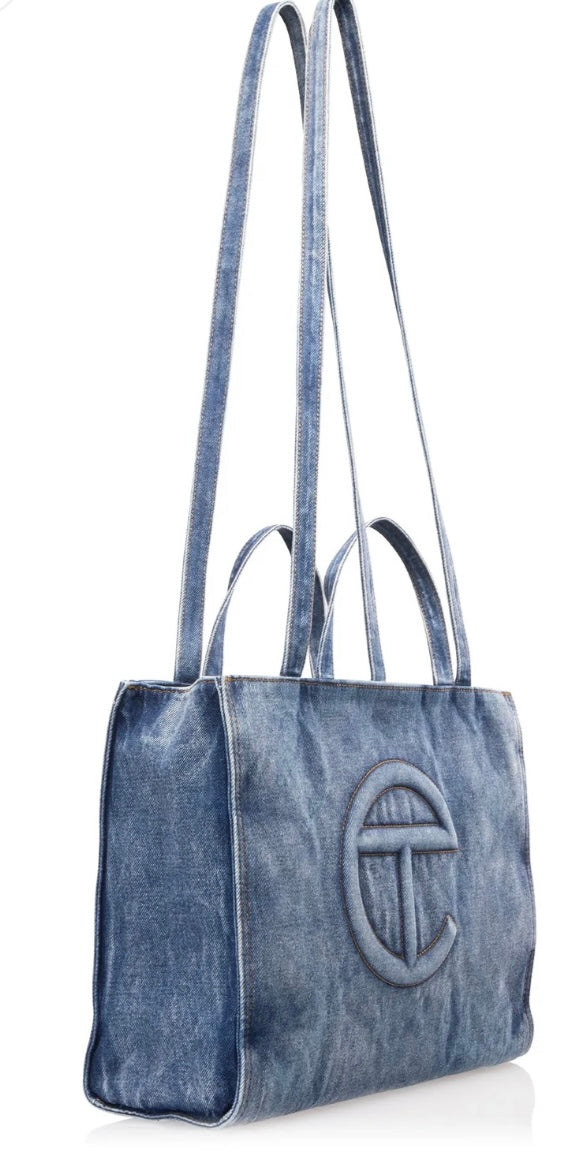 Telfar Medium Shopping Bag - Denim