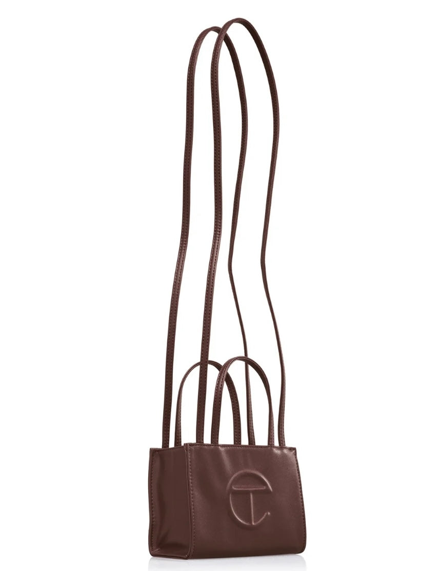 Telfar Small Shopping Bag - Brown